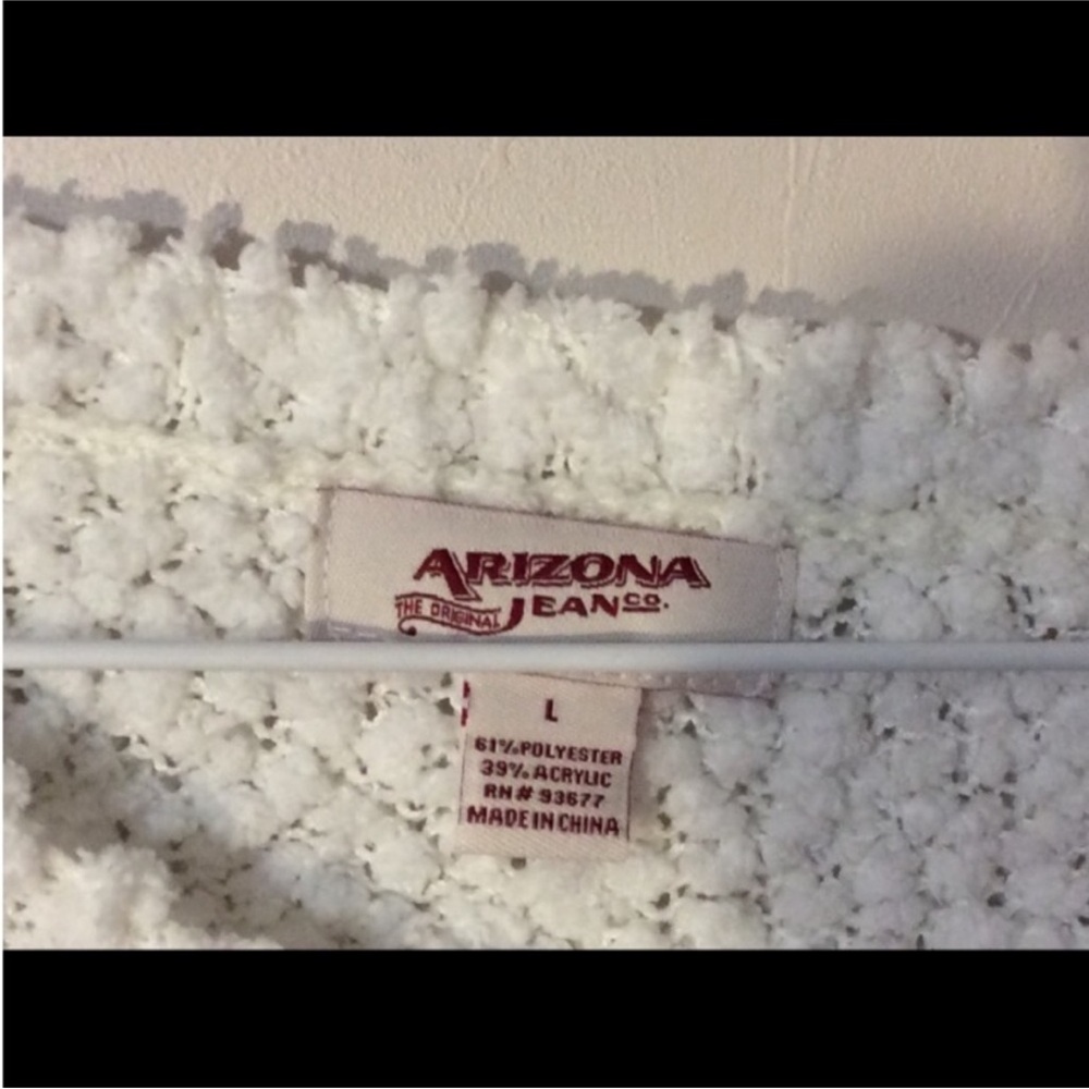ARIZONA JEAN COMPANY Cozy CHEVRON Pattern Soft Winter SWEATER Size LARGE - Picture 4 of 11